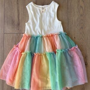 Tucker + Tate Colorful Rainbow Tulle Dress